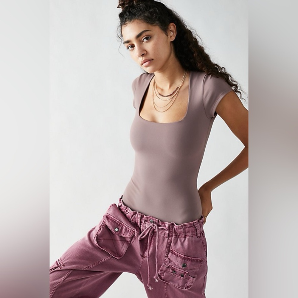 Fair and Square Neck Duo Bodysuit